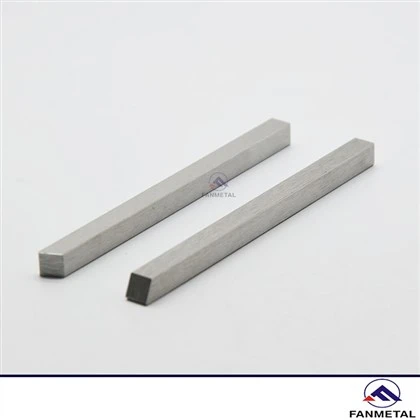 Tiras quadradas de carboneto de tungstênio